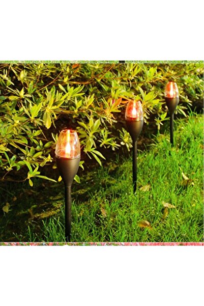 Flippy Solar LED Wine-Glass Garden Lamp, 37.5 cm, Flame Effect, PVC & ABS, 2V, 200mAh, Multicolor