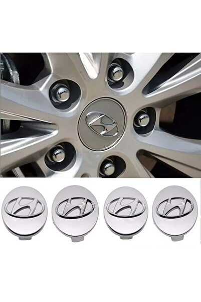 MAF Set de 4 capace centrale de roată ARRRD® 60 mm pentru Hyundai - Compatibi...