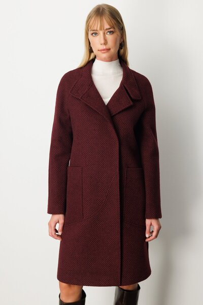 Ekol Textured Bag Pocket Coat