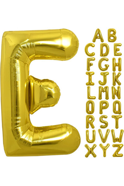 Baloncu Dükkanı بالون حروف ذهبي بجميع الحروف 34 بوصة