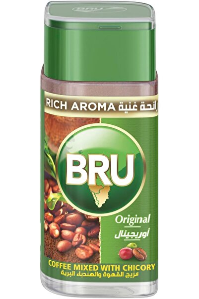 Bru قهوة أصلية ممزوجة بالهندباء، أرابيكا محمصة، وروبوستا | ١٠٠ غرام