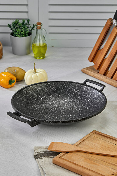 Cooker 35 cm Cast Granite Coated Hair Pan