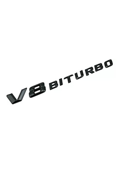 MAF Emblemă V8 Biturbo pentru Mercedes, neagră