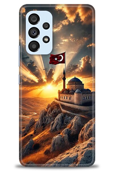 kılıfevreni جراب متوافق مع هاتف سامسونج جالاكسي A73 5G + واقي شاشة سيراميك غي...