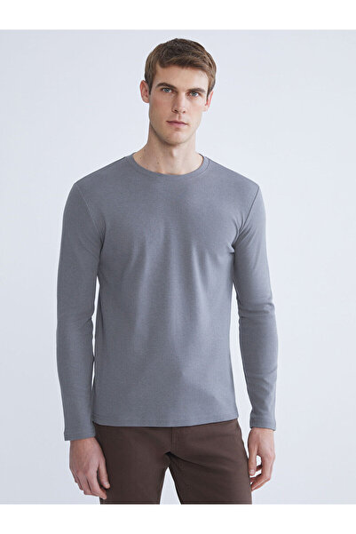 LC Waikiki New Season Crew Neck Long Sleeve Men's T-Shirt