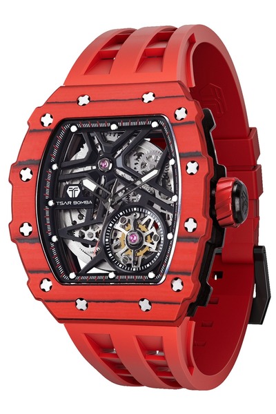 Tsar Bomba Mens Watch TB8209CF-07, Automatic, 44mm, 5ATM