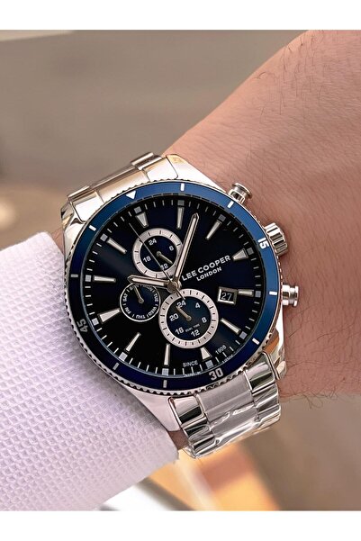 Lee Cooper Italian Design Bracelet Gift 2 Years Warranty 5 Atm Men's Wristwatch Elc.08326.390