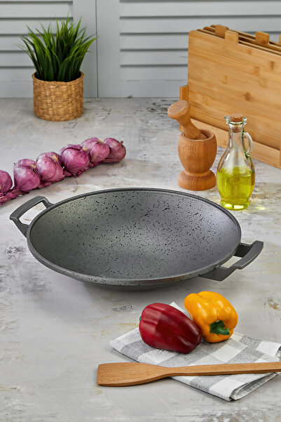 Cooker 35 cm Cast Granite Coated Hair Pan