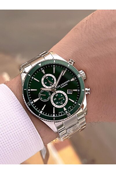 Lee Cooper Italian Design Bracelet Gift 2 Years Warranty 5 Atm Men's Wristwatch Elc.08326.370
