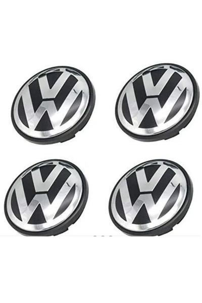 Volkswagen Комплект от 4 капачки за алуминиеви джанти VW 56 мм