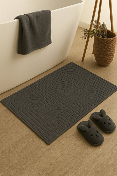 new colourse Non-Slip Base Pos Plush Bath Mat 40X60Cm Bohemian Pattern