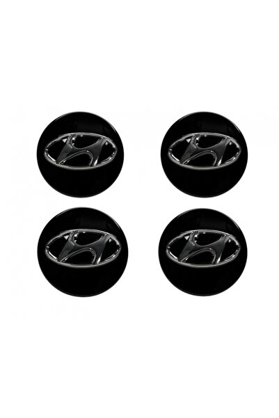 Hyundai Set de 4 capace de jantă din aliaj de 61 mm