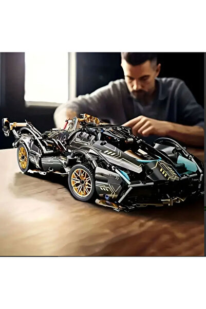 CT-TOYS 3000+ Parça Spor Araba Modeli Lego Yapı Oyuncağı