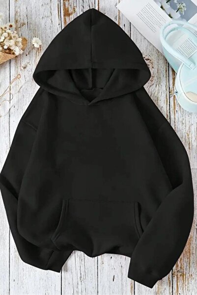 Oksit Kurdela Cherry Back Printed Inside Cotton Unisex Sweatshirt