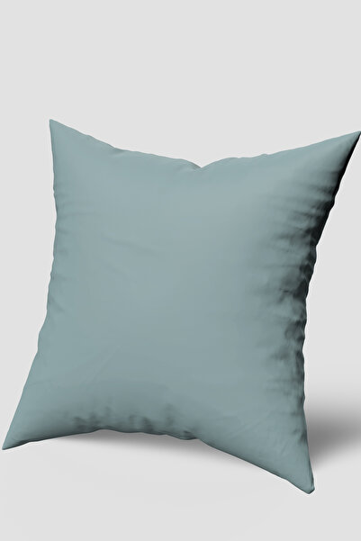 EsnafAli Plain Blue Throw Pillow Cover