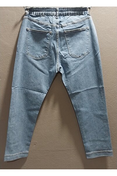 Double.Tt Women's Flare-Leg Pants with Stone Detail, Elastic Waist, Lycra, High-Level, Plus Size Pants