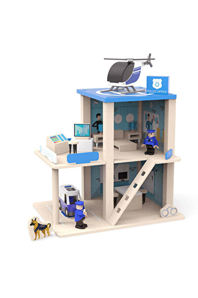 China Sectie de politie din lemn pentru copii