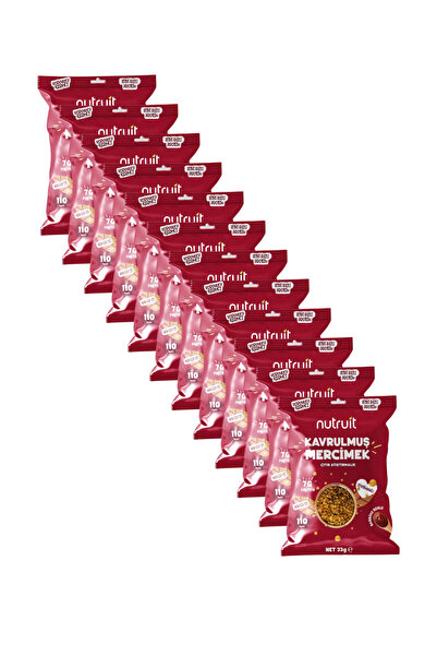 KMS HOME عدس محمص من نوتريت مع صلصة الشواء 33 جرام × 12 قطعة