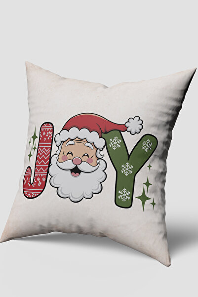 EsnafAli غطاء وسادة عيد الميلاد بنمط سانتا كلوز المبتسم