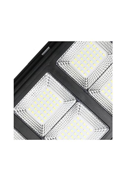 Flippy Solar Street Lamp with Remote, Motion & Light Sensor, 225 LEDs, 300W, 6500K, 15AH, IP65, Blac