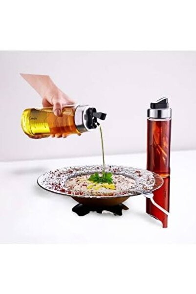 ATABY Cambu Tiktak Borosilicate Drip-Free Glass Oil Pot with Automatic Openin...