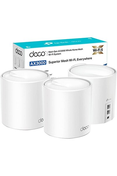 TP-LINK Deco X60 AX3000 Whole Home Mesh Wi-Fi 6 System (Pack of 3)