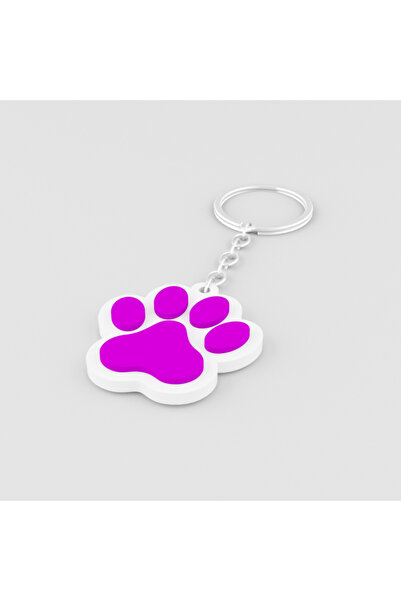 Prtp-Prototip Elektronik & Hobi 3D Cute Paw Keychain 4cm Plastic