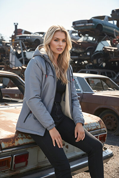 ABİLLİTA Γυναικείο αδιάβροχο και αντιανεμικό παλτό