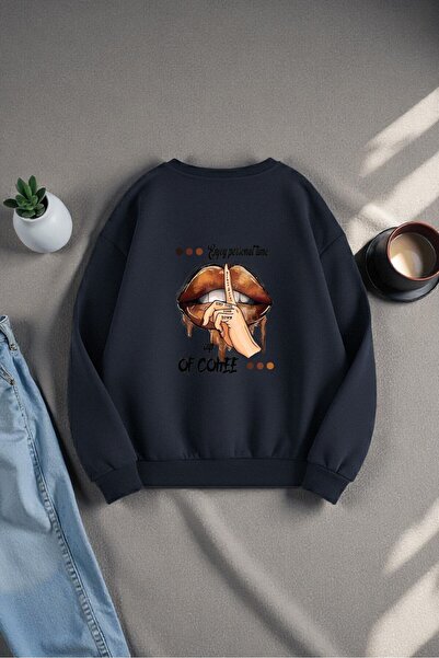 uyguntarz Унисекс Enjoy Staff Time Design печатана велосипедна блуза с качулка