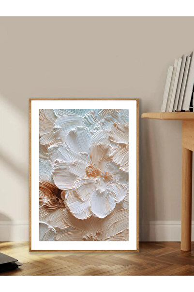 Tuba Decor Tek Parça Ahşap Çerçeveli Oturma Odası Salon Mutfak Tablo