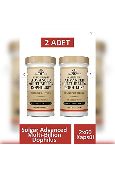 Solgar Advanced Multi-Billion Dophilus 60 Kapsül 2 Adet