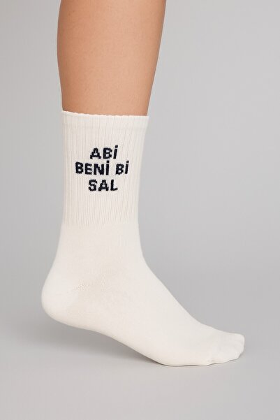 Özpek Giyim Humor Themed Unisex Socks Set - 4 Pieces