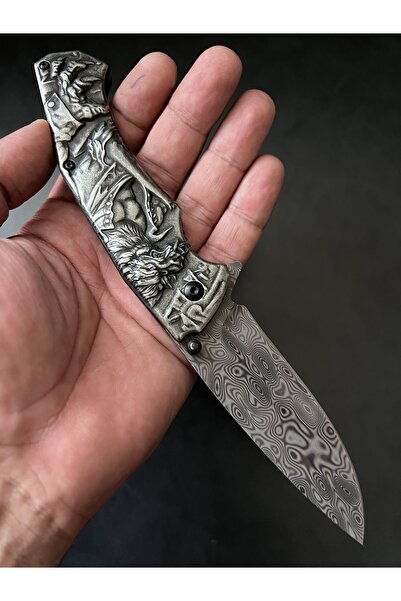 VAS.QUE Ejder Kabartmalı Damasgus Motifli Otantik cakısı