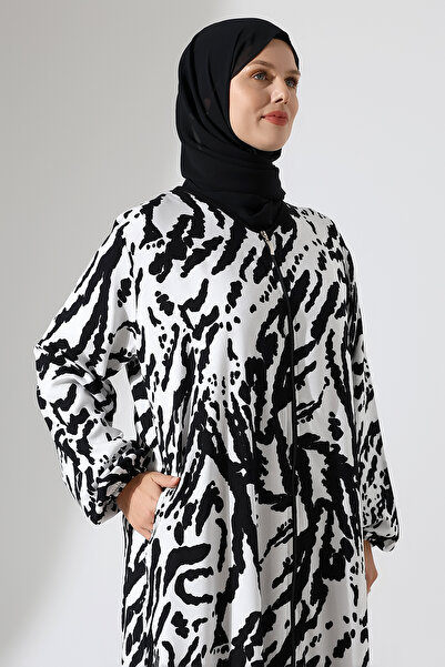 ÖNE BUTİK Women's Viscose Prayer Dress with Zippered Pockets Li̇kapa