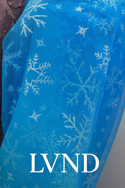 Lavanderi Elsa Tulle 300cm Width 100cm Length with Snowflake Detail