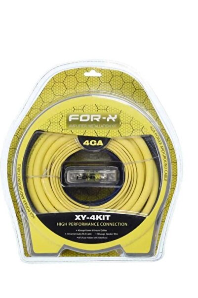 For-X FORX 5 KANAL AMFİ 20 CM XMD 308 MİDRANGE 30 CM BAS 4 GA KABLO KİTİ BAS KAPAĞI HEDİYELİ SET