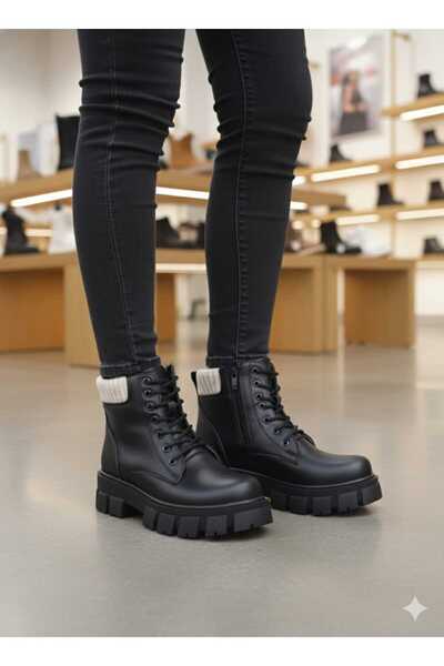 Weynes Women's Black Waterproof Knitwear Boots Wsb1160