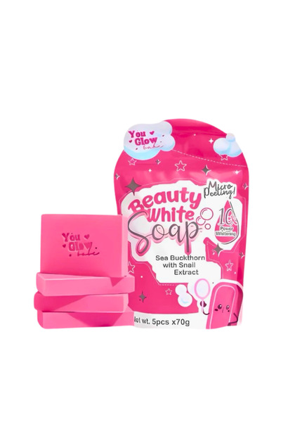 You Glow babe , Micro Peeling Beauty White Soap 70g 5pcs pack