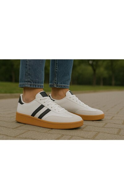 Altın Adım Unisex Model Women's and Men's Striped New Season Sports Shoes Sneaker