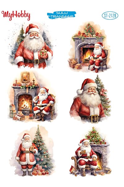 MyHobby سلسلة السنة الجديدة ST2128، نمط سانتا كلوز، نقل مائي للأرضيات المفتوح...
