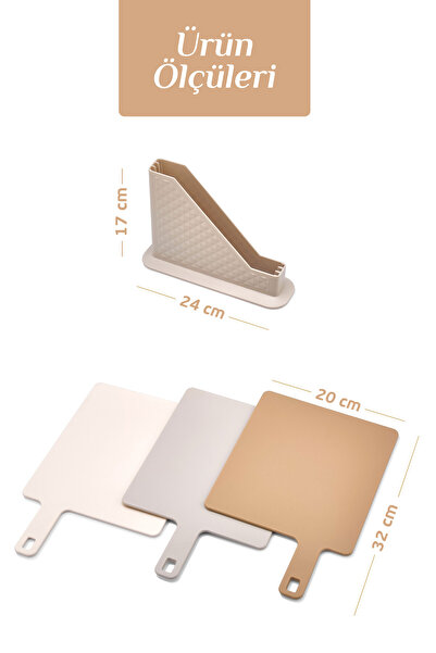 MOİ 9-Piece Kitchen Prep Set - Cutting Board with Stand and Handle, Mixing Bowl, Bowl, Strainer, Lemon Squeezer