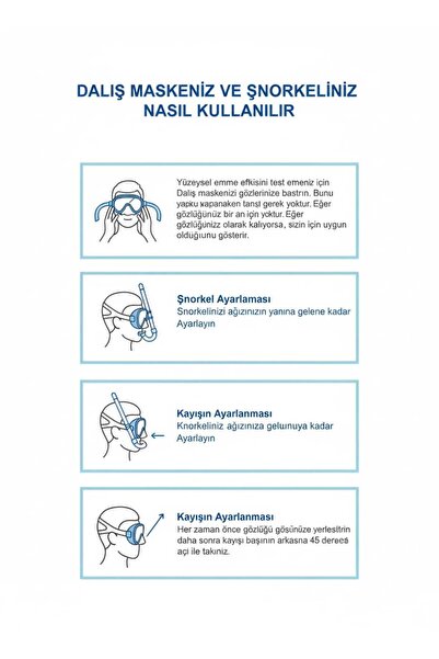 Fidan oyuncak Çocuk Yüzücü Maskesi ve Kulak Tıkacı Seti – Vakumlu Koruma, Su Geçirmez
