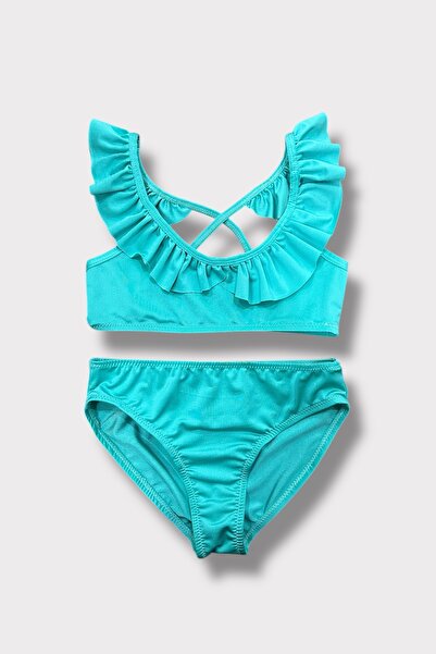 Nilmay mayo طقم بيكيني مكشكش للفتيات