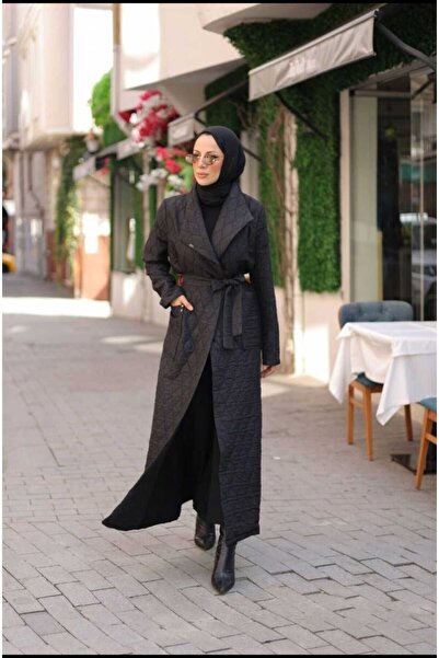 NATURAMED Rüya Jakarlı Şal Yaka Kapitone Mont