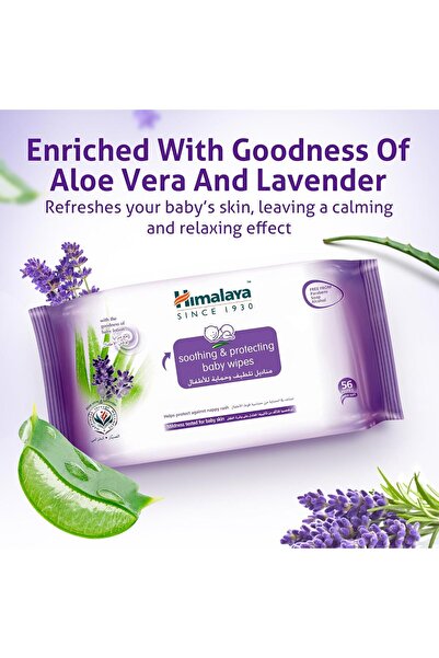 Himalaya Baby Soothing & Protective Wipes - Alcohol & Paraben Free, Sensitive Skin, 4x48=192
