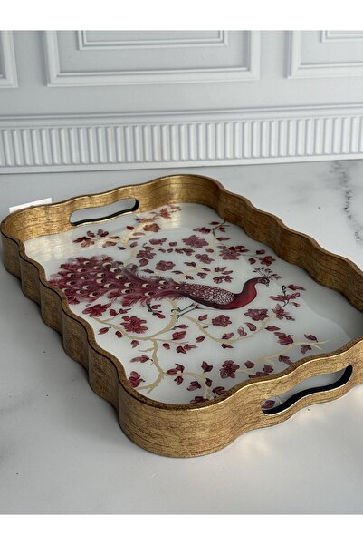 ROSSEV Peacock Rectangular Tray