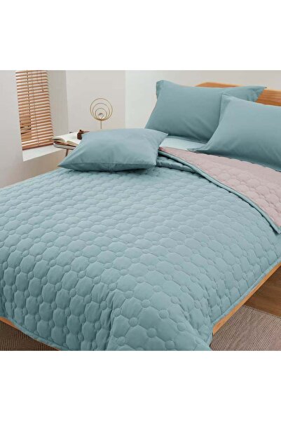 ShinyFlower Cotton Filling Comforter Set 6-Piece Compressed Quilt Soft Microfiber Fabric 240 x 220 cm