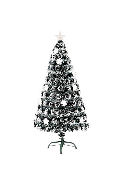 HYT Artificial Christmas Tree 210 cm, RGB LEDs, Fiber Optic, Green