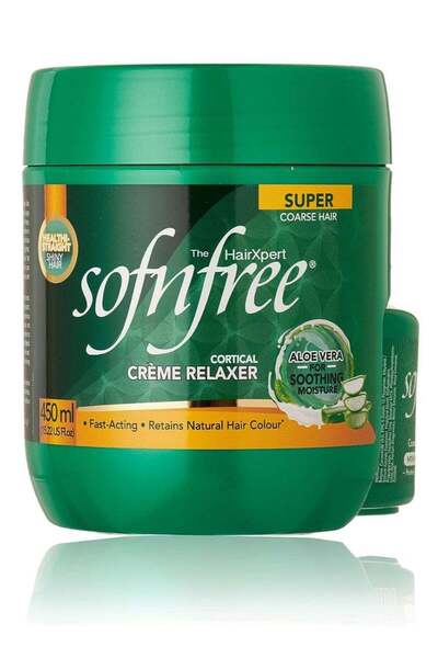 The comprehensive house كريم فرد الشعر سوفن فري للشعر الخشن بالصبار