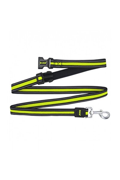 Doco MESH LEASH SMALL for dog (SAFETY LIME 180 CM)
